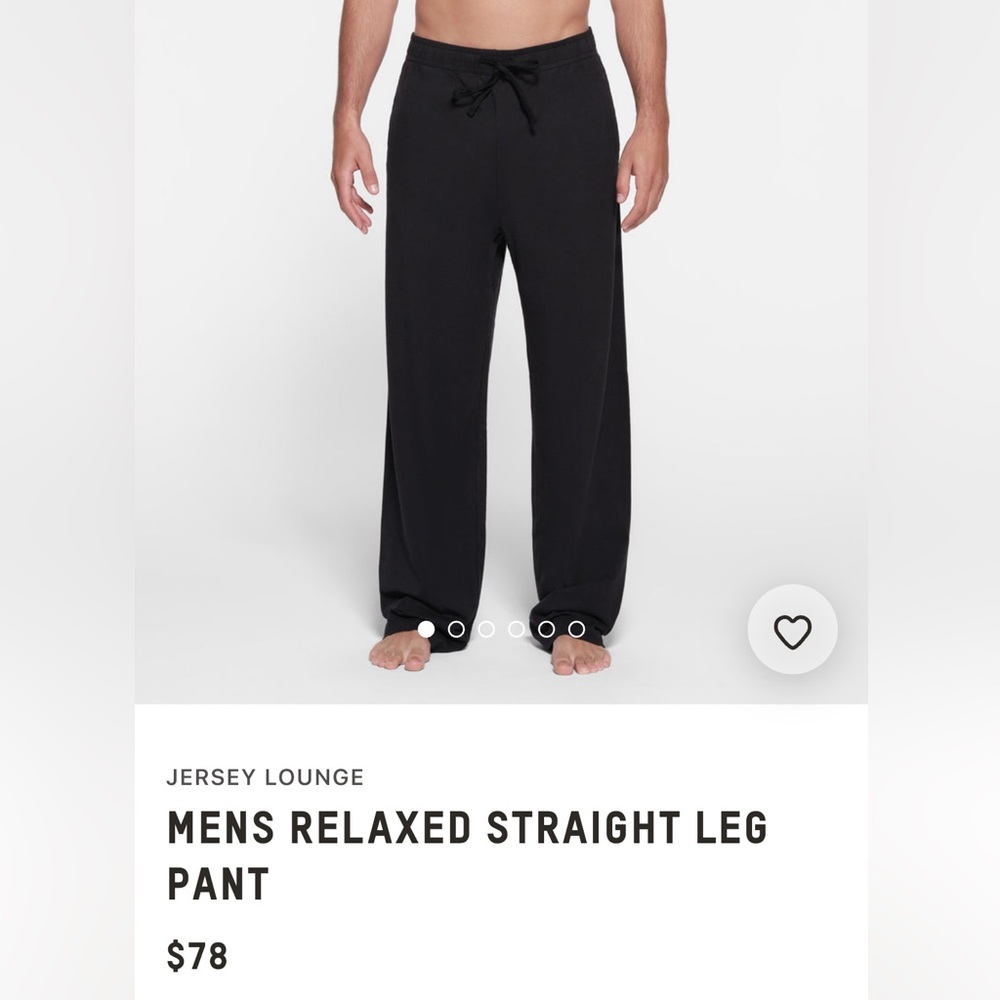 NWT Men’s Skims Straight Leg Pant